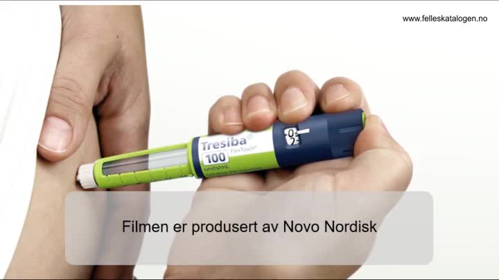 Tresiba ferdigfylt penn 100 enheter/ml, Norsk